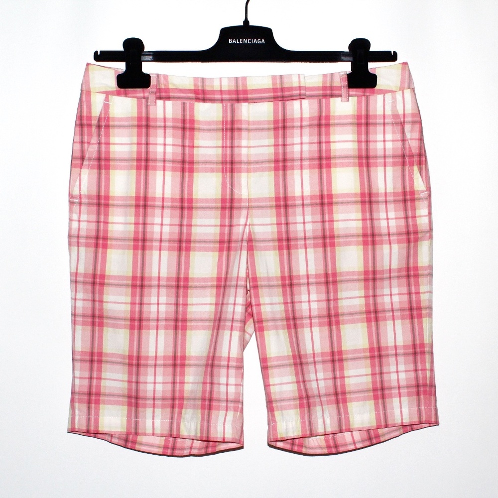 Talbots Pink Plaid Shorts